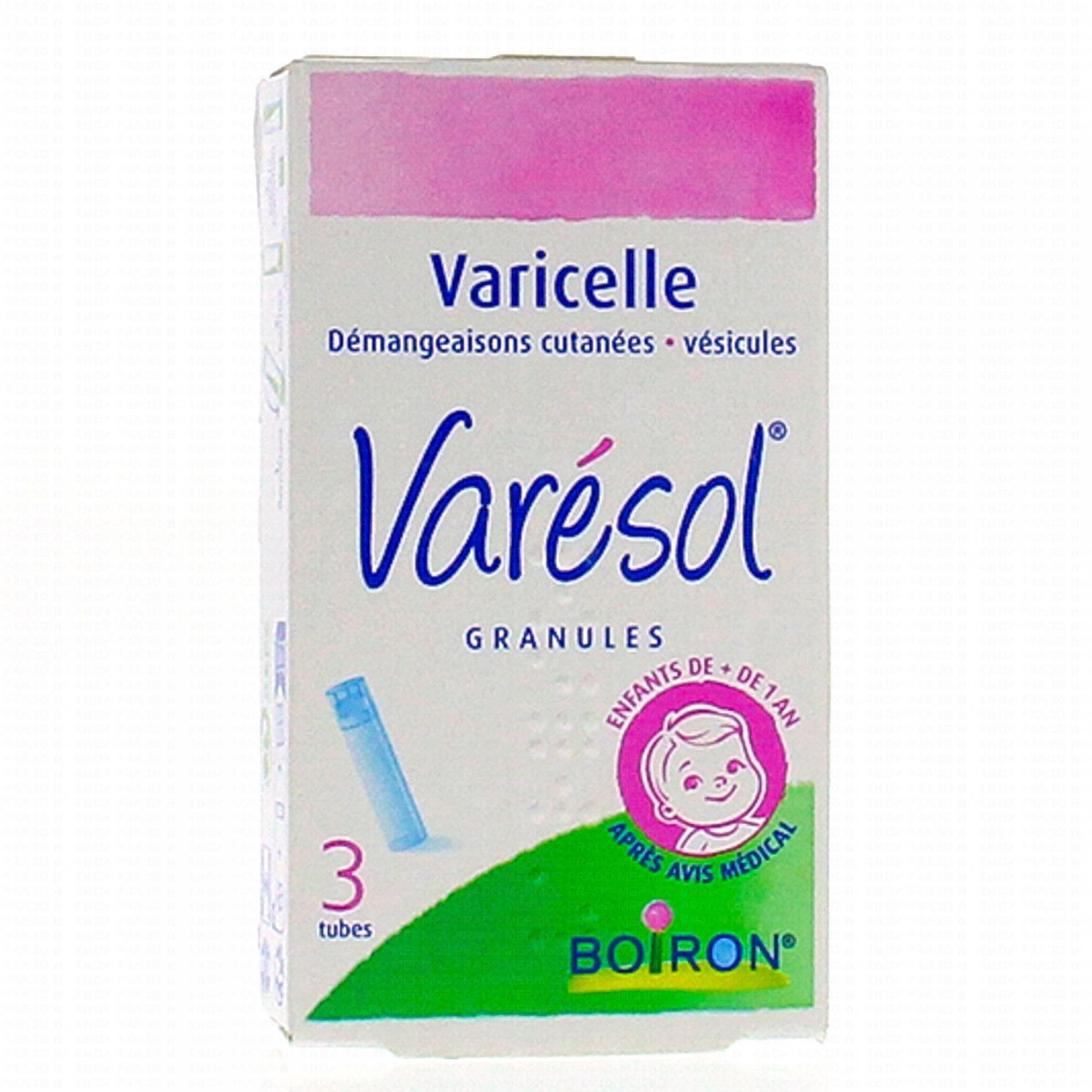VARESOL BTE 3 TUBES GRANULES